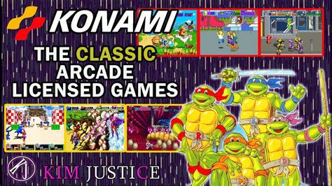 the story of konami s classic arcade licensed games kim justice youtube