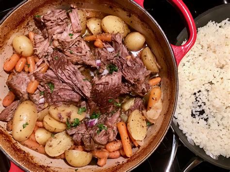 The Best Dutch Oven Pot Roast Recipe Slice Of Jess