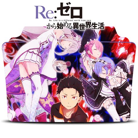 Re Zero Kara Hajimeru Isekai Seikatsu Icon Folder By Mohandor On Deviantart