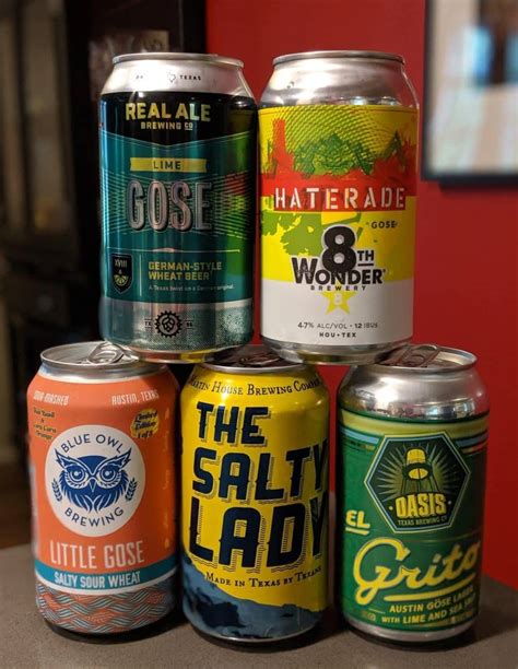 5 Texas Gose Beers To Drink This Summer 2019