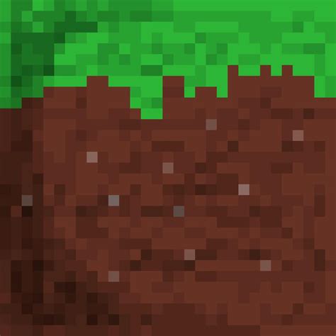 Grass Block Pixel Art I Made Minecraft