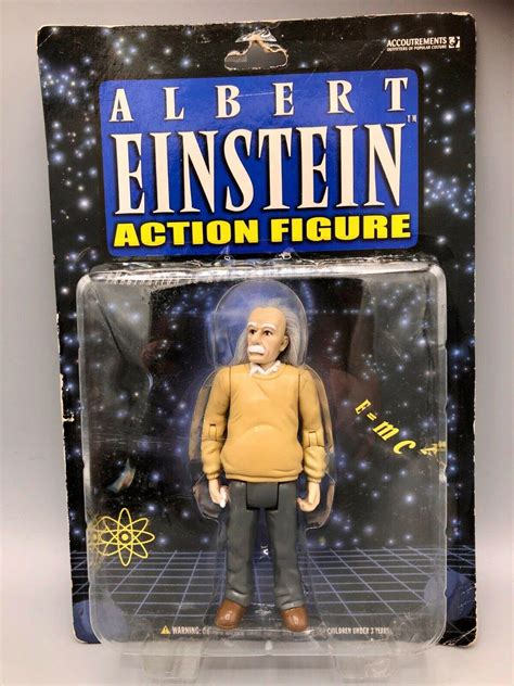 Albert Einstein Action Figure 55 Toy 2003 Accoutrements 11071 Sealed