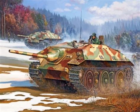German Tanks Ww Paint By Numbers Numeral Paint Kit