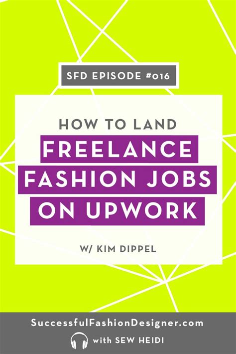 How To Get Freelance Fashion Design Jobs Using Upwork Fashion
