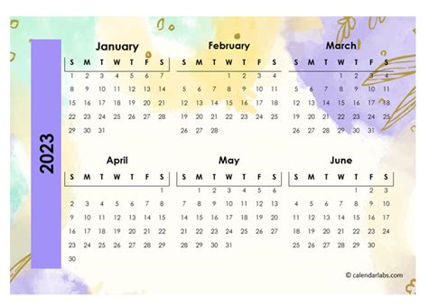2 Page Mini Calendar 2023 Printable Free Printable Templates