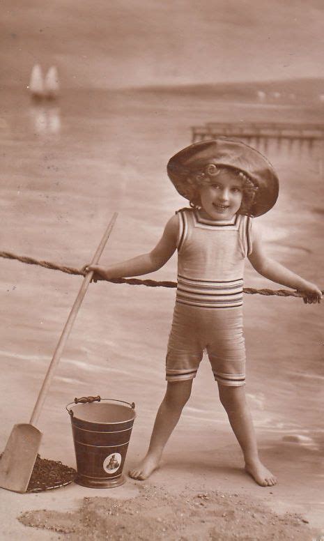 Bumble Button A Day At The Beach Antique Photographs Prints And