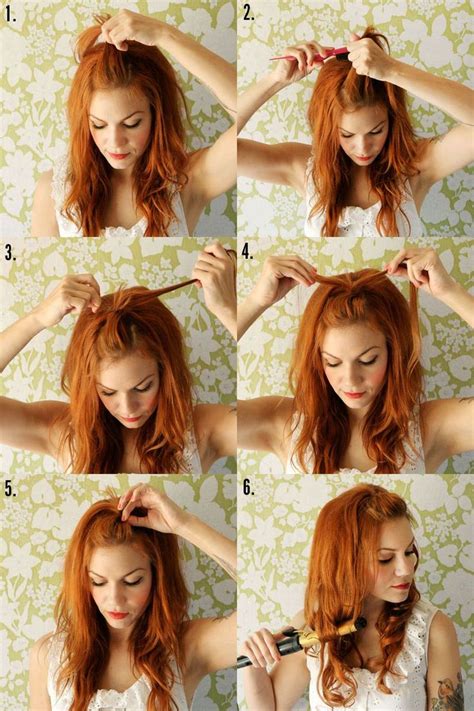 How To Style Pinned Back Bangs Hair Styles Hairstyle Pin Back Bangs