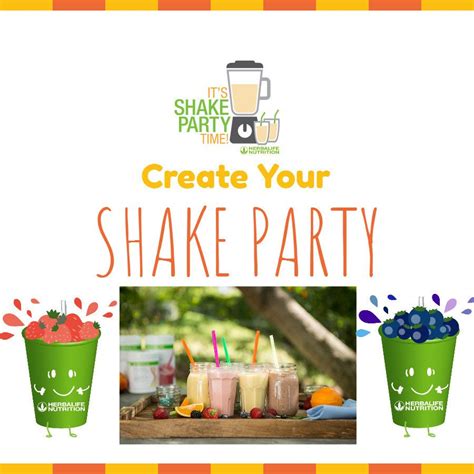 Herbalife Shake Party Awesome Design Layout Templates