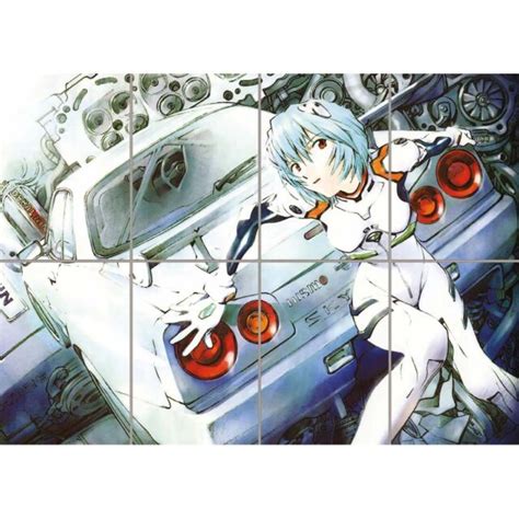 Neon Genesis Evangelion Manga Anime Wall Art Panel Poster Print 47x33