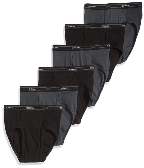 Hanes Mens 6 Pack X Temp Mid Rise Briefs Assorted Assorted Size Xx