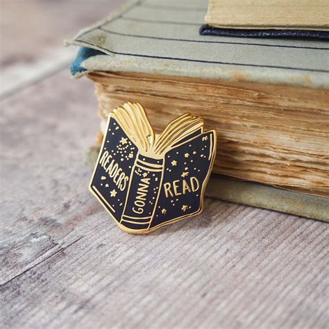 readers gonna read enamel pin literary t for book lovers and readers literary emporium ltd