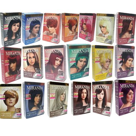 Jual Miranda Hair Color Premium Semir Shopee Indonesia