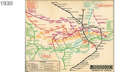 London Undergrounds Changing Map London Underground Map Underground Images And Photos Finder