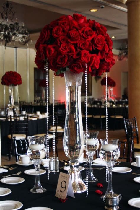 pastries by vreeke red roses centerpieces red rose wedding rose centerpieces wedding