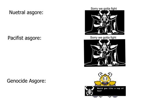 Genocide Asgore Be Like Im Sorry If This Has Been Posted Before I