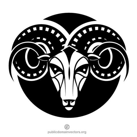Zodiac Sign Aries Royalty Free Stock Svg Vector And Clip Art