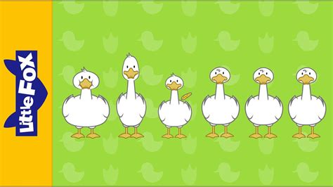 Six Little Ducks Nursery Rhymes By Little Fox Youtube