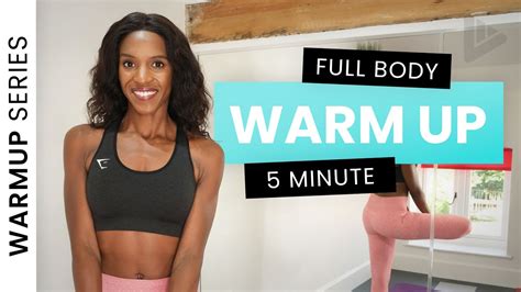 FULL BODY WARM UP 5 MINUTES NO EQUIPMENT YouTube
