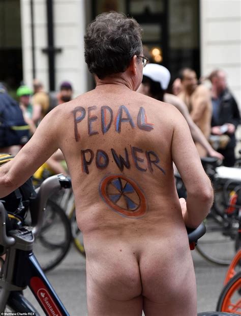 Naked Bike Ride Sees Thousands Baring All Through The Streets Of London