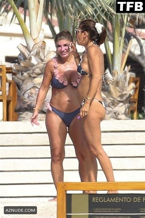 Teresa Giudice Sexy Seen Flaunting Her Hot Tits And Ass In A Bikini In Cabo Aznude