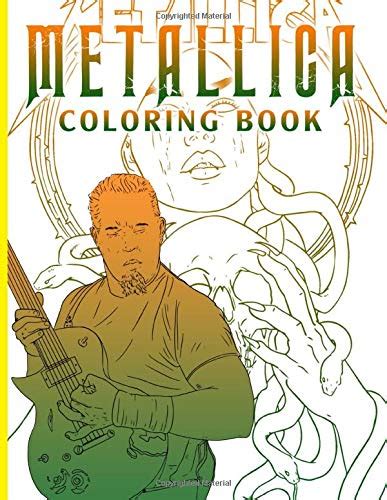 Metallica Coloring Book Metallica Creative Coloring Books For Kids And
