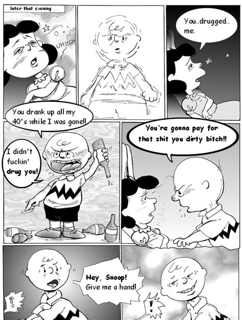 Post 10854 Charlie Brown Lucy Van Pelt Peanuts Comic
