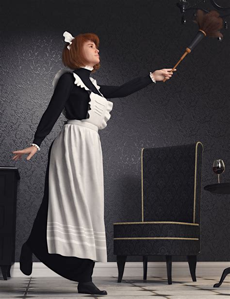 Dforce Edwardian Maid Uniform For Genesis 8 Females Daz 3d