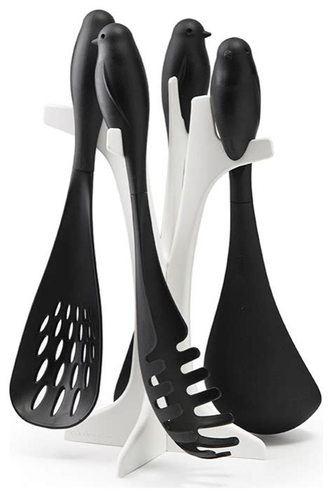 Sparrow Server Set Contemporary Cooking Utensil Sets By Design