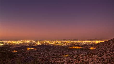 night, Lights, Desert, Mexico, Landscapes, Hdr, Cities ...
