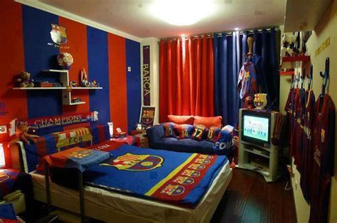 Maybe you would like to learn more about one of these? Barcelona room ideas | Football bedroom, Soccer room ...