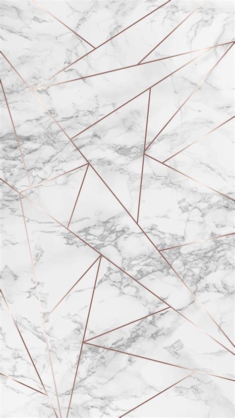 Marble And Rose Gold Geometric Phone Wallpapers Artofit