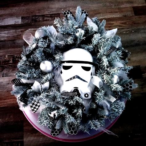 Stormtrooper Xmas Wreath Star Wars Christmas Decorations Christmas