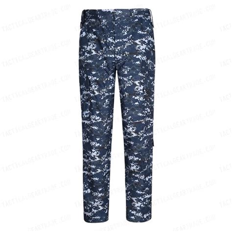 Us Navy Bdu Field Uniform Set Digital Navy Blue Camo For 3399