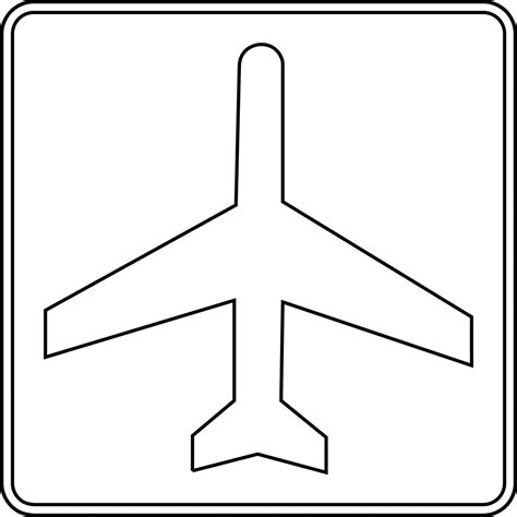 Airplane clipart outline airplane outline jet airplane outline - Cliparting.com