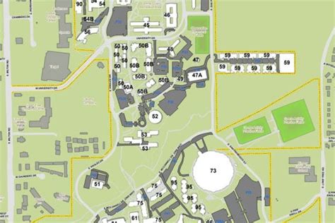 Map Of Northern Arizona University