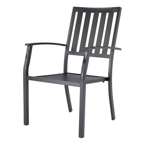 The most common black patio chairs material is cotton. Better Homes & Gardens Milport Outdoor Patio Dining Chair ...