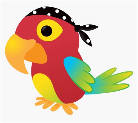 Macaw Clipart Pirate Parrot Pirate Parrot Kids Hd Png Download Kindpng