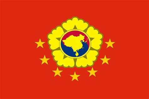 Flag Of The East Asian Peoples Federation By Redcomander2017 On Deviantart