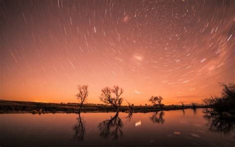 Sunset Star Trail 4k 5k Wallpapers Hd Wallpapers Id 27571