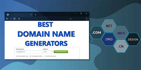 Best Domain Name Generators 2021 - Rank A Page
