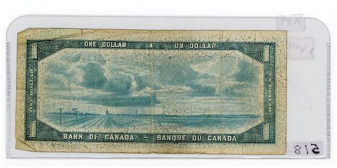 1 Dollar Bill Canada 1954 Schmalz Auctions