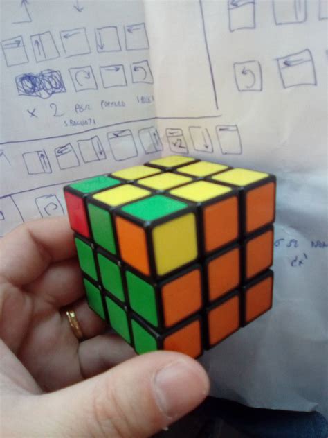 You don't have to start this way, but its the easiest way to do it so… rule 1 remember that green has to be on top. How To Solve A Rubiks Cube 3x3 Stage 6