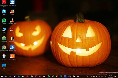 Microsoft publie un thème gratuit Halloween pour Windows 10