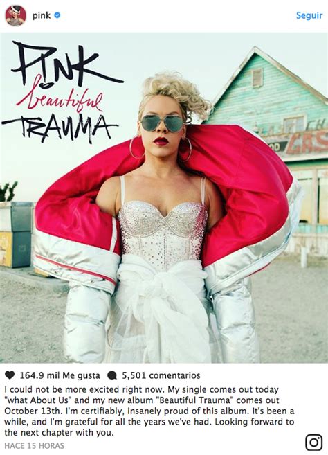 Pink Reveals The Title And Release Date Of 7th Lp ‘beautiful Trauma