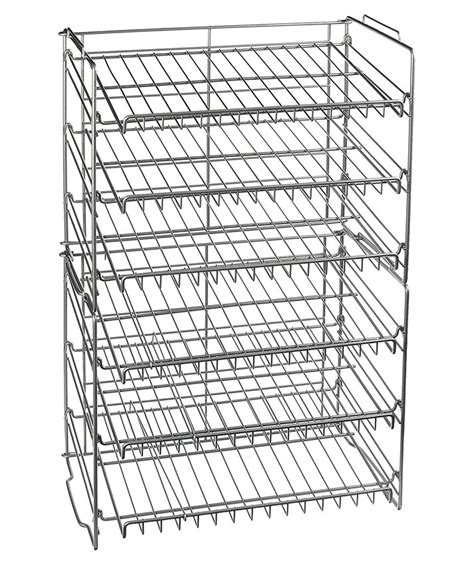Organize your canned foods with a can storage rack organizer. Canned Food Organizer Rack in Can Storage