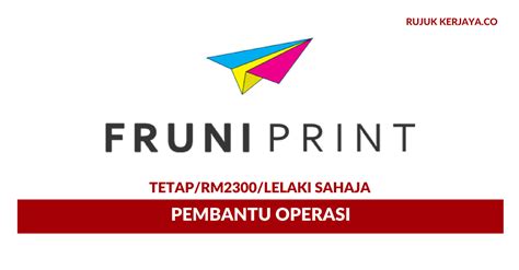 Maklumat pegawai nama gelaran jawatan gred hakiki jawatan. Jawatan Kosong Terkini Fruni Print ~ Pembantu Operasi ...
