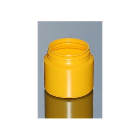 Yellow Hdpe Plastic Jar Ml P X