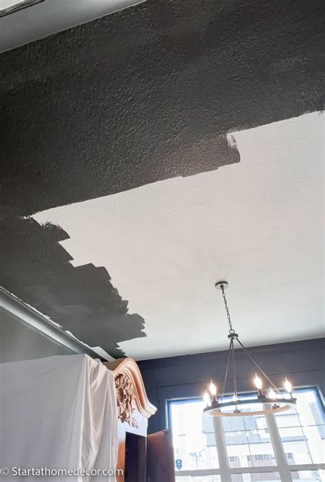 How To Paint A Knockdown Textured Ceiling Shelly Lighting