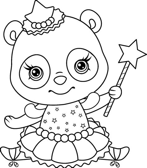 Disegni Di Panda Da Colorare Wonder Day — Disegni Da Colorare Per