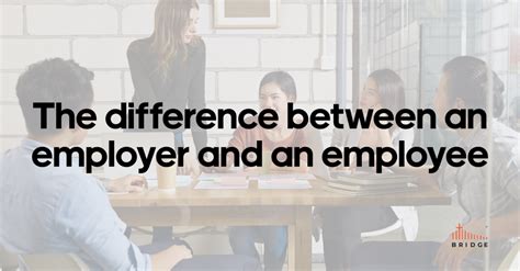 The Difference Between An Employer And An Employee Sg